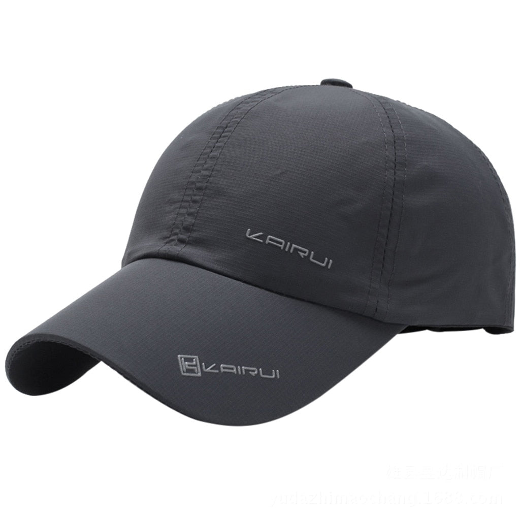 Outdoor Sport Running Baseball Mesh Hat Men Quick-drying Summer Visor Cap Adjustable Snapback Hats шапка мужская New Casual Caps