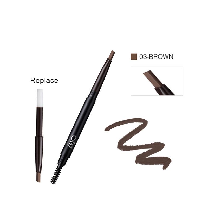 MENOW Brand Make up set Eyebrow Pencil With Brush and Replace Eyebrow Waterproof Long Lasting Cosmetic kit E411