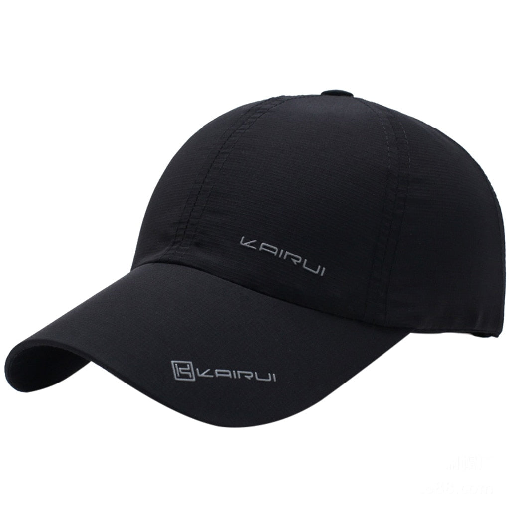 Outdoor Sport Running Baseball Mesh Hat Men Quick-drying Summer Visor Cap Adjustable Snapback Hats шапка мужская New Casual Caps