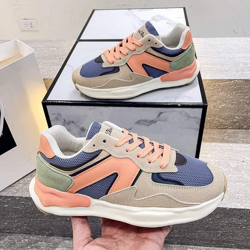 Women's shoes autumn versatile lightweight soft soled running shoes