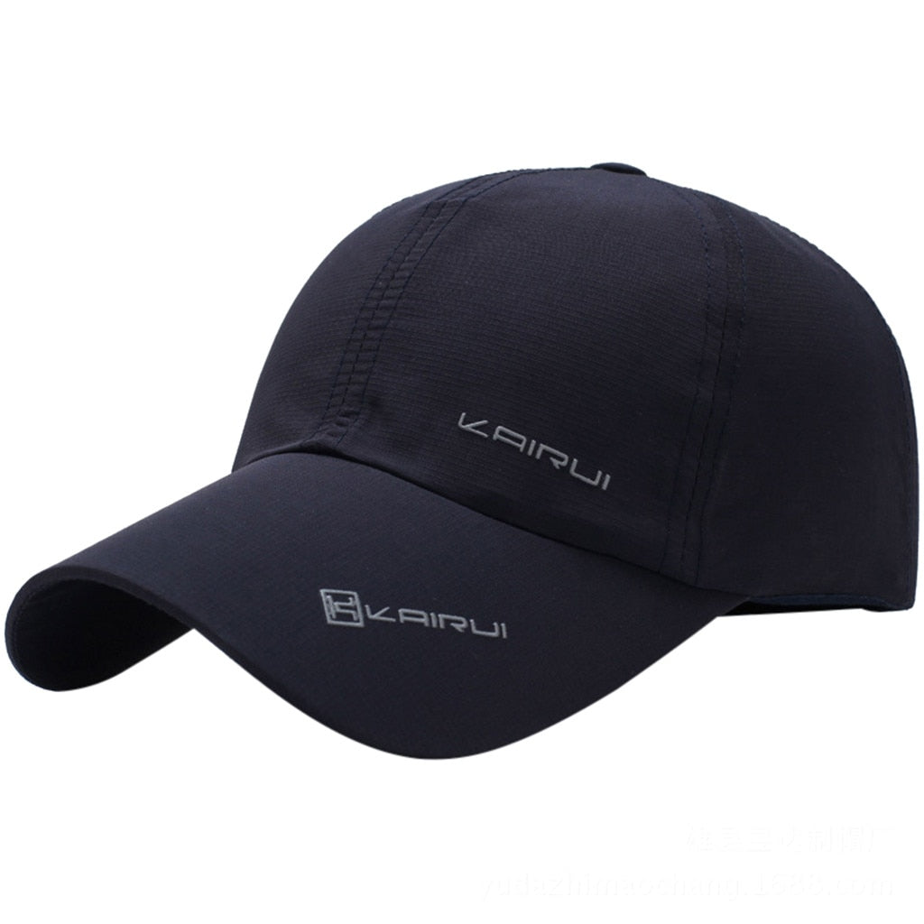 Outdoor Sport Running Baseball Mesh Hat Men Quick-drying Summer Visor Cap Adjustable Snapback Hats шапка мужская New Casual Caps