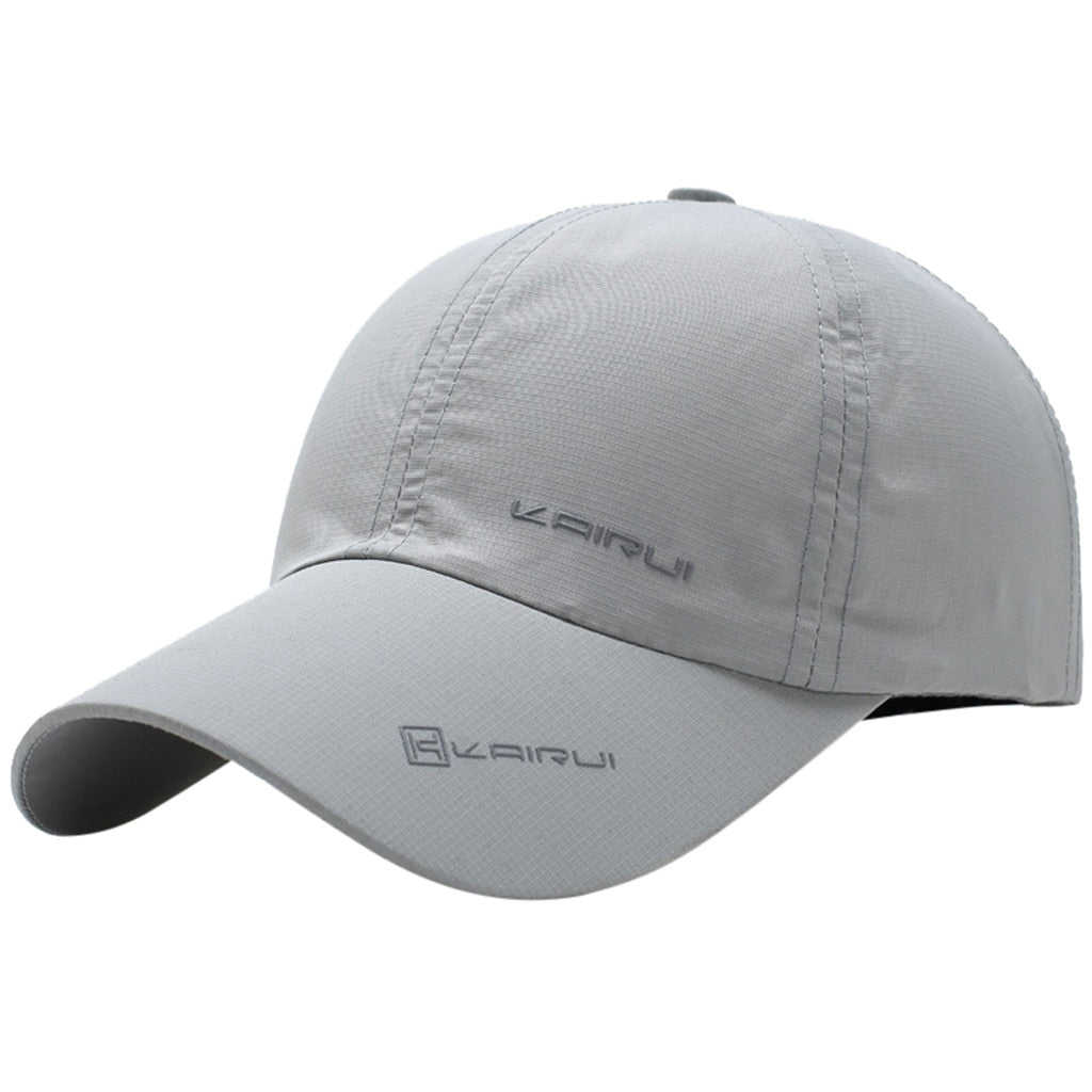 Outdoor Sport Running Baseball Mesh Hat Men Quick-drying Summer Visor Cap Adjustable Snapback Hats шапка мужская New Casual Caps
