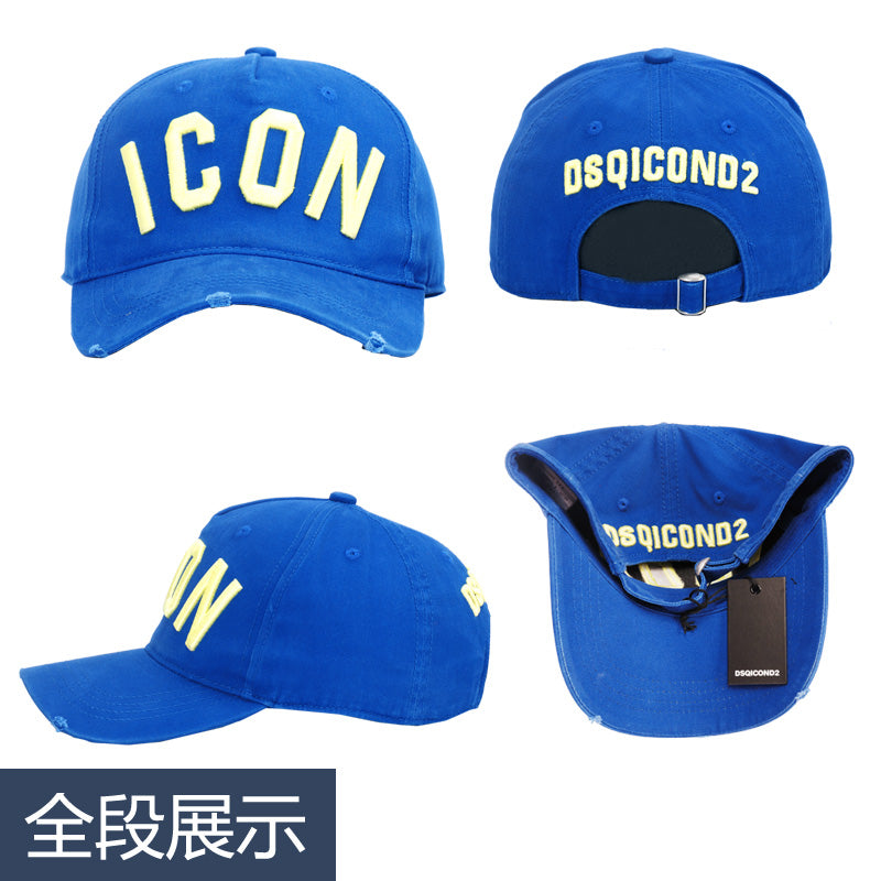 Casquette Hats Solid Pattern Hats Letters ICON Casquette Dad Hip Hop Baseball Cap Snapback Cap
