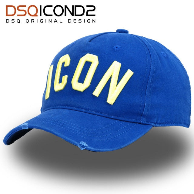 Casquette Hats Solid Pattern Hats Letters ICON Casquette Dad Hip Hop Baseball Cap Snapback Cap