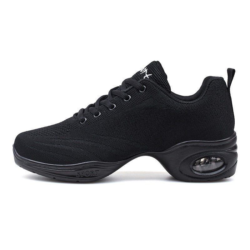 Breathable Flying Weaver Girl Adult Soft soled Dancing Women's Shoes