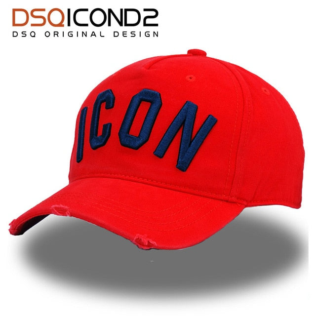 Casquette Hats Solid Pattern Hats Letters ICON Casquette Dad Hip Hop Baseball Cap Snapback Cap