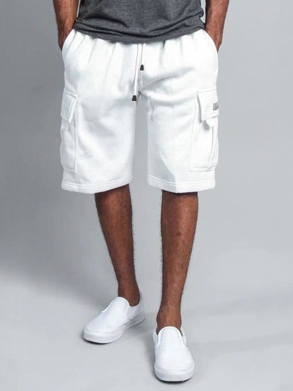New style five-point pants casual multi-pocket loose straight-leg cargo shorts