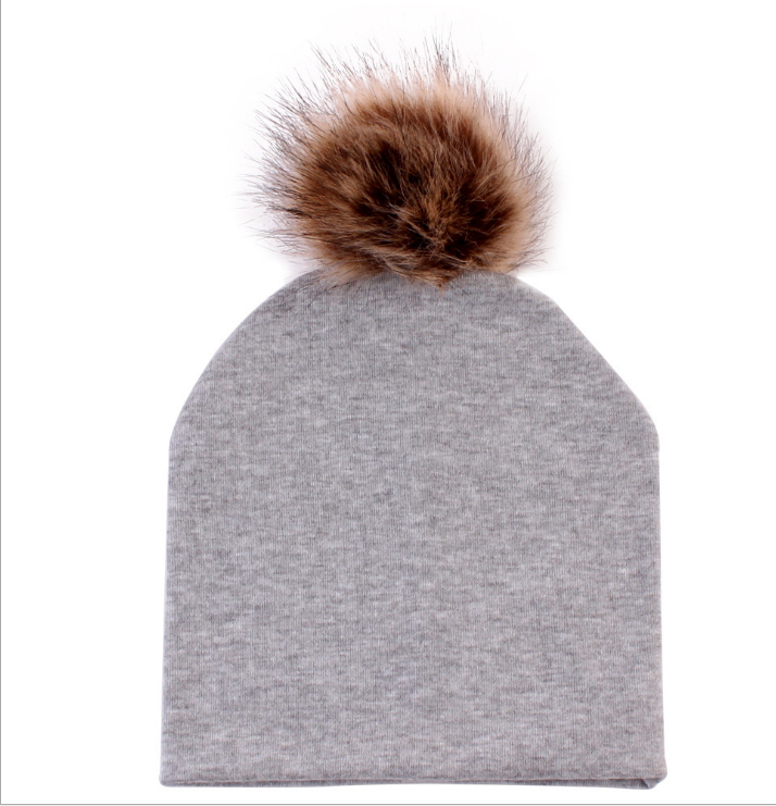 baby boy hat newborn cotton hats baby pom pom crown photo props children's kids hat  boy accessories toddler cap bonnet