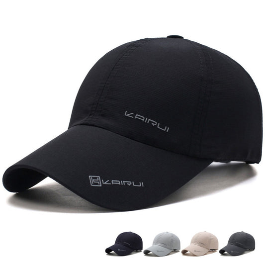 Outdoor Sport Running Baseball Mesh Hat Men Quick-drying Summer Visor Cap Adjustable Snapback Hats шапка мужская New Casual Caps