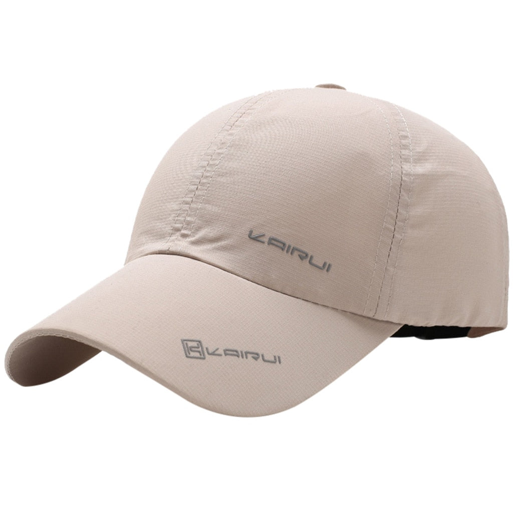 Outdoor Sport Running Baseball Mesh Hat Men Quick-drying Summer Visor Cap Adjustable Snapback Hats шапка мужская New Casual Caps
