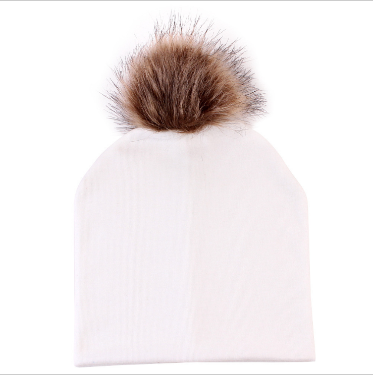 baby boy hat newborn cotton hats baby pom pom crown photo props children's kids hat  boy accessories toddler cap bonnet